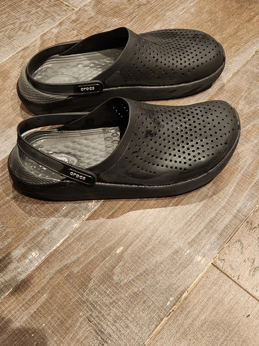 Mens Crocs Lite Rider Black Size 13